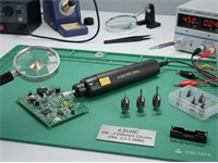 Drill for PCB Battery Operated 4,5VDC 6W - 3 Different Chucks with Shanks of DIA. 0,3 - 2,4MM (Batteries Not Included) [0100]
