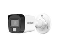 Hikvision Mini Bullet Camera 2MP 2.8mm Lens, 30m IR, White Light: Up to 20m, Smart Hybrid Light, Switchable Signals (TVI/AHD/CVI/CVBS), PAL/NTSC, Digital WDR, Built-in Microphone, DWDR/BLC/HLC/Global, 12VDC ± 25%, Max:3.3W, IP67 [HKV DS-2CE16D0T-LFS (2.8MM)]