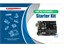 The Ultimate++ Arduino Starter Kit with UNO R3 and over 60 kinds of Components and Sensors from small parts like LED Diodes, Resistors and Potentiometers to big parts like LCD1602, RFID Module and 830 TP Breadboard. [BDD ULTIMATE++ UNO STARTER KIT]