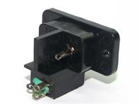 IEC C8M AC FIG8 Power Plug Panel Mount With Switch 2 Pin [AC PLUG FIG8 PMSW]