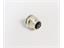 Circular Connector M12 A Code Female 4 Pole. Screw Lock Rear Panel Entry Front Fixing with 6mm x 1mm Ø PCB Contacts. M16 - IP67 [PM12AF4R-P/16]