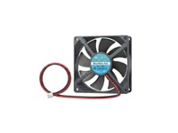 Fan 80x80x25mm 12VDC Sleeve Bearing AF=39.8(CFM) 2800RPM 0.28A 26DBA. 200mm Cable with 2 Pin (PH-2.54) Connector [BDD FANDC012080-25]