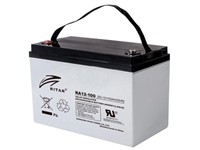 RECHARGEABLE AGM BATTERY 12V100AH { L=328 W=172 H=215mm } M8 TERMINAL , 28.5kg [BATT 12V100 RITA]