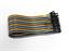 JUMPER FEMALE/FEMALE 30CM IN 40WAY COLOUR CABLE [CMU RIBBON CABLE JUMPER 40W F/F]