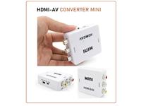 HDMI TO AV ,MINI  CONVERTOR .INPUT PORT: 1 X STANDARD HDMI [HDMI-AV CONVERTER MINI]