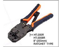 203mm Professional Ratchet Type Modular Crimper, for Crimping Modular Plugs [HT200R]