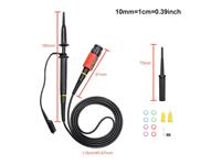 1000V DC + AC Peak to Peak High Voltage Oscilloscope Probe with Accessory Kit. Adjustable Attenuation: 100:1 Attenuation Adjustment Enables Versatile Use For Various Signal Levels. 100 MHz Bandwidth [FNIRSI P4100 HI/VOLT SCOPE PROBE]