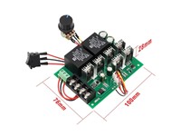 PWM DC MOTOR SPEED CONTROL WITH POWER SWITCH. I/P 9-60VDC. 40AMP. SUITABLE FOR BRUSHED DC MOTOR [CMU DC MOTOR CONTR 40A 10-55V]