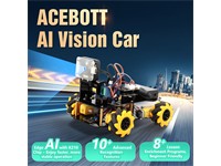 AI VISION EXPANSION KI FOR QD001 SMART CAR KIT NOT INCLUDED– DESIGNED TO INTRODUCE CHILDREN TO AI AND MACHINE VISION WITH A BEGINNER-FRIENDLY SETUP, THE QD003 IS AN EXPANSION PACK FOR THE QD001 ROBOT CAR. IDEAL FOR BEGINNERS IN AI LEARNING. [ACEBOTT AI VISION EXP KIT QD003]