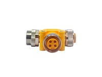 "T" Distribution Adaptor 7/8" 4 Pole Female Plug to Male and Female Receptacles (0906 UTP 312) [XY-906-UTP-312-ECN]