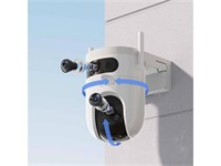 EZVIZ Smart Home WiFi Camera Pan & Tilt Dual Lens 3MP 30m IR, 1/3” CMOS, H2.65, PAN:350°, Tilt:80°, 3D DNR, WDR, AI Human/Vehicle Shape Detection, Two Way Talk, Dual 2K, Supports Micro SD up to 512GB, 1xRJ45 10/100M Port, PSU12V1.5A, WIFI6 [EZVIZ CS-H9C-R105-8H33WFL]