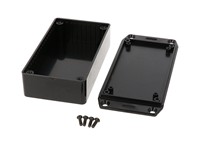 Styrene Enclosure 112X62X27MM Flanged Lid IP54 [1591BSFLBK]