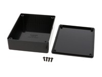 Polystyrene Enclosure 121X91X34MM Black IP54 [1591GSBK]