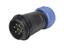 CIRC CON PLASTIC IP68 SCW LOCK CABLE END PLUG 4 POL MALE SOLDER TERMINATION 25A 500V CABLE OD=13-16MM (NO CAP) [XY-CC290-4P-1N]