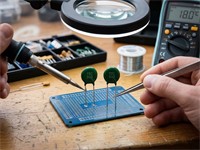 ø5mm Radial Lead Disc NTC Thermistor for Temperature Sensing/Compensation with R25°C= 1kΩ, ±10% Tolerance [TTC05102KSY]
