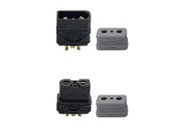 QS2 Anti Spark Battery Connector Pair 2Pole 30A Plus 2 Signal Contacts 5A Max Rating [RC-QS2 CONNECTOR PAIR]