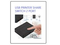 MINI  USB 2.0 PRINTER SHARING DEVICE ,SIZE :85MMX65MMX20MM. 2 PORT SWITCHER . 2 USB TYPE B INPUTS TO ONE USB2.0 TYPE A OUTPUT .NB : ONLY ONE CABLE SWITCHED AT A TIME. USB CABLES NOT INCLUDED [USB PRINTER SHARE SWITCH 2 PORT]
