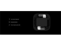 Wireless Smart Air Quality Monitor, CO2 (Carbon Dioxide) Temperature & Humidity Sensor, Freq:868.0~ 868.6MHz, Measuring Range:400~5000ppm, 2xCR123A, Operating Temp:0°С~+50°С, Compatibility: Hub 2 (2G/4G) HUB2+, HUB HYBRID (2G/4G), IP50, 127g [AJAX LIFE QUALITY BLK]