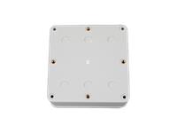 Plastic Waterproof ABS Enclosure, 290g, Rated IP65, Size :125x125x90 mm, 3mm Body Thickness, Impact Strength Rating IK07, Box Body and Cover Fixed with Plastic Screws, Silicone Foam Seal, Internal Lug for Circuit Board or DIN Rail Track. [XY-ENC WPP1-12-02 PS]