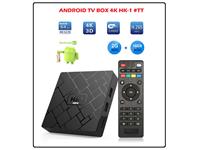 ANDROID SMART TV BOX 4K , HK-1 MINI - HD - 2,4G WIFI ,H.265  , 2GB RAM 16GB ROM ,ANDROID 8.1. Rockchip RK3229  ,Quad-Core Cortex-A7 , NOTE : TV  CONTROL NOT SUPPORTED AT THIS TIME . [ANDROID TV BOX 4K HK-1 #TT]