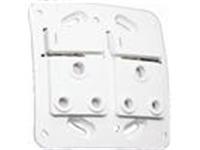 Complete Unit - Double Switched Socket Outlet with Indicator (White) - No Cover [VETI VL22WT]