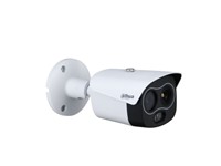 Dahua Thermal Network Mini Hybrid Bullet Camera 4MP 8mm Lens, 30m IR, DWDR, BLC/HLC, 2D NR, 2xAlarm I/P & O/P 3D NR, Thermal:256×192 7mm Lens, Spectral Range:8 μm–14 μm, ONVIF, Smoking/Call/Heat Detection, 12VDC± 20% PoE, IP67 [DHA TPC-BF1241-B7F8-DW-S8]