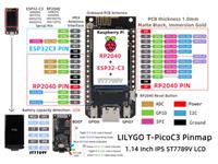 ESP32-C3 RP2040 WiFi and Bluetooth Module for Arduino. T-PICESP32-C3 RP2040 WiFi and Bluetooth Module for Arduino. T-PICOC3 is LILYGO®'S First Motherboard with Dual MCUS"OC3 IS LILYGO®'S First Motherboard with Dual MCUS [HKD LILYGO T-PICOC3 ESP32-C3+LCD]