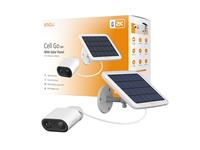 IMOU CELL GO WIFI Camera + Solar Panel 3W, 2K 3MP 2.8mm Lens, 7M IR, H2.65, Build-In Siren, Two-Way Talk, Human Detection, Battery Powered 5000MAH, Built-In Mic & Speaker, 2.4GHZ, VLOG Mode, IMOU APP: iOS, Android, Built-In 4GBemmc Storage, IP65 [IMOU IPC-B32P-FSP12 KIT 2.8MM]