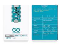 The Arduino Nano 33 BLE Sense REV2 Combines A Tiny Form Factor, Different Environment Sensors And The Possibility To Run AI using TINYML and Tensorflow™ Lite [ARD NANO 33 BLE SENSE REV2]