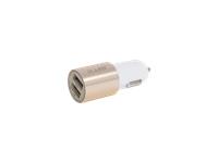FLASH DUAL USB CIGARETTE LIGHTER CAR CHARGER 5V 2.1A (MAX) 12VDC [FLSH FM-EC01]