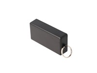 ABS Encloure 80 mm x 40 mm x 20 mm Black With Keyring [1551KRBK]