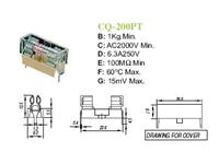 FUSE BLOCK WITH COVER 5X20 PCB 6,3A 250V [CQ200PT]