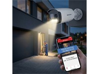 Hikvision ColorVu PIR Siren Audio Fixed Bullet Camera 2MP 2.8mm Lens , Upto 40M White Light Range , PAL/NTSC , Built-in Mic , 3D DNR/2D DNR , PIR Range:Angle: 110°, Range: 11m , WDR, BLC, HLC, Global, HLS , WDR≥130dB , Auto/Off , IP67 [HKV DS-2CE12DF3T-PIRXOS (2,8MM)]