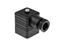 Valve Connector - Cube Female DIN43650-A  - 3 Pole + Earth 16A 250VAC/VDC PG9 IP65 4 - 7mm OD Cable Entry BLACK (931969100) [GDM3009 BK]