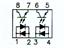 OPTOCOUP DUAL-CH AC I/P ISO=5KV VCEO=35 8P [KB824]