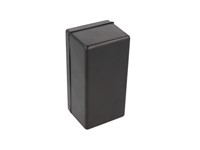 Polystyrene Enclosure 132MM X 66MM X 43 MM Black Water-Tight [1594DWBK]
