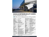 Dahua WizMind Network Bullet Camera 8MP 8-32mm Lens , 120m IR , WizColor , 1/1.8" CMOS , Smart H.265+ , Smart H.264+ , WDR 130dB , 3D NR , Built-in Mic , Built-in Speaker , 1xRJ45 10/100mbs , ONVIF , 12VDC/PoE (802.3at)/ePoE , IP67 IK10 [DHA IPC-HFW5859Z-Z4HE-PV-PRO]