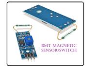 MAGNETIC REED SWITCH SENSOR MODULE .WORKING DISTANCE: 1.5 CM ,OPERATING VOLTAGE: 3.3 V-5 V ,OUTPUT TYPE: DIGITAL SWITCHING OUTPUT (0 AND 1) ,SIZE: 3.2 X 1.9 X 0.7 CM ,WITH FIXED BOLT HOLE FOR EASY INSTALLATION ,NET WEIGHT:4 G [BMT MAGNETIC SENSOR/SWITCH]