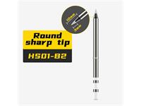 Round Sharp Tip for FNIRSI HS-01F Soldering Iron Black [FNIRSI HS01B2 SOLDER IRON TIP]