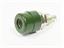 BANANA SOCKET PANEL MOUNT HEX 4MM 32A 60VDC -  UP TO 2MM PANEL THICKNESS (930176104) [BIL 20K GREEN]