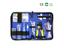 NETWORK TESTER KIT , INCLUDES CARRY BAG ,3 IN 1 CRIMPING TOOL ,WIRE TRACKER,STORAGE BOX,WIRE STRIPPER,KRONE MODULE ,SEE NOTES FOR FULL LISTING -NB  9V BATTERY(2PCS NOT INCLUDED ) ,  1.5V BATTERY(2PCS NOT INCLUDED  , [NF-1501 NETWORK TESTER KIT]