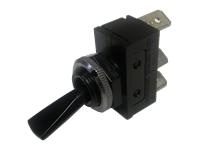 Toggle Switch • Form : SPDT-1-0-1 • 16A-250VAC • Solder-Lug • Flat Nylon Lever Actuator [C1720H]