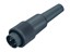 Circular Connector Bayonet Cable Male Straight. 7 Pole DIN 6mm Cable Entry Solder Terminal IP40 5A 125V [99-0621-00-07]