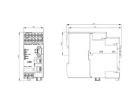Basic Unit SIMOCODE Pro V PN, Ethernet/PROFINET IO, PN System Redundancy, 100 Mbps, 2 x Bus Connection Via RJ45, 4I/3O Us: 24 V DC, Input [3UF7011-1AB00-0]