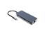 Hub 8 Port Type C, USB3.0 Type-A x 3, HDMI x 1, RJ45 x 1, USB3.0 Type-C x 1, TF&SD x 1, 214g, 11×18.5×3.2cm [ORICO WB-8P-GY-BP]