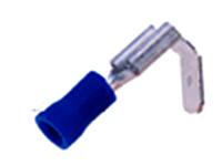 Insulated Piggy Back Disconnect Lug • 6.4mm Stud • for Wire Range : 1.17 to 3.24 mm² • Blue [LM25063]