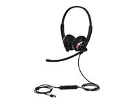 WINX CALL Pro AI Noise Cancelling Mic Headset USB, Uni-Directional ECM, Microphone Sensitivity: -44.0±1dB re.1 V/Pa, Speaker Sensitivity:101±1dB SPL@1kHz, Speaker Impedance:32Ω@1.0kHz, Max:10mW, Compatibility:Windows, Mac, Linux, Cable Length:180cm [WINX-HS108]