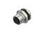 Circular Connector M12 B Code Female 5 Pole. Screw Lock Rear Panel Entry Front Fixing with 6mm x 1mm Ø PCB Contacts. PG9 - IP67 [PM12BF5R-P/9]