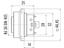 Machine Power Connector RD30 Female Sock P/M 4P+PE 20A 250V IP65 [99-0712-00-05]