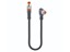 Cordset M8 Male Straight. 3 Pole – M8 Female Right Angled 3 Pole Screw Lock With Led - 0,6m PUR Cable [RSMV 3-RKMWV/LED A 3-224/0,6 M]